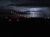 Lightning over Dampier Salt Pile- Port Hedland